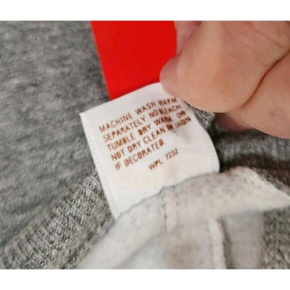 Vintage Grey Sweatpants Knit Drawstring SZ Small Sportswear Fleece NWT NOS - Picture 3 of 16